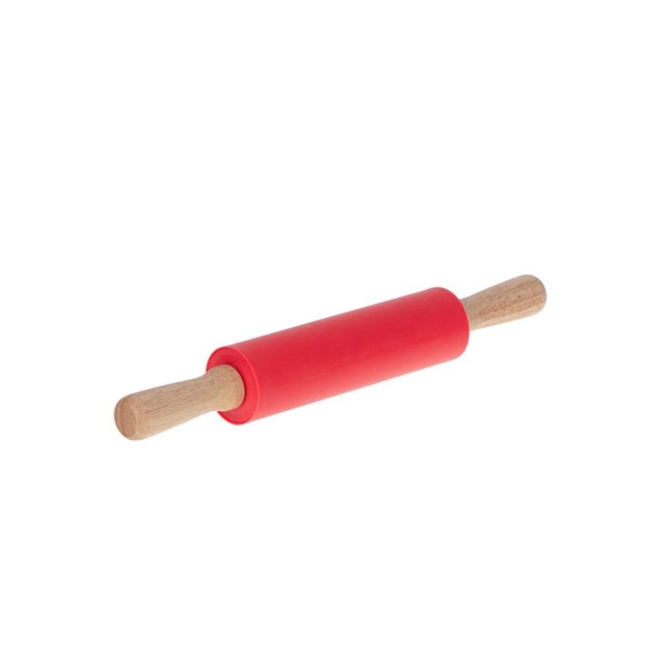 Точилка за тесто Wood Silicone 43 см Red Brown