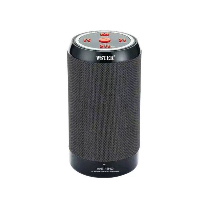 Boxa portabila WS1812, BT, 30W P.M.P.O., negru