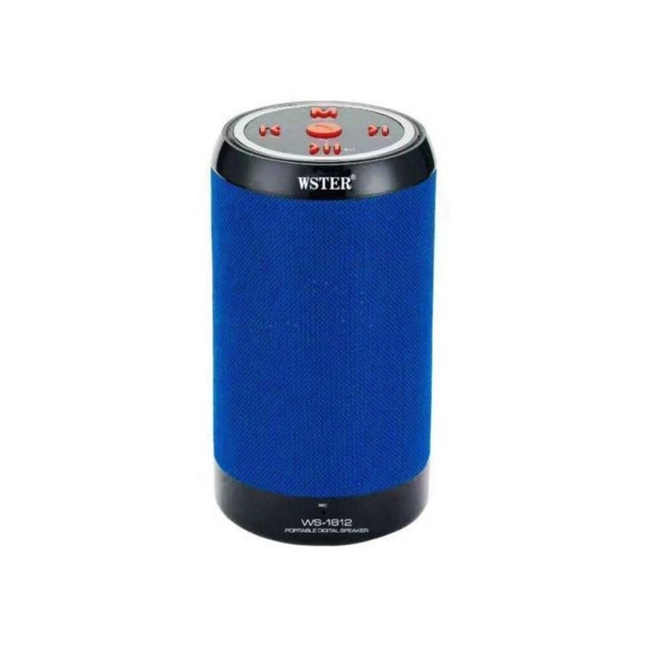 Boxa portabila WS1812, BT, 30W P.M.P.O., albastru