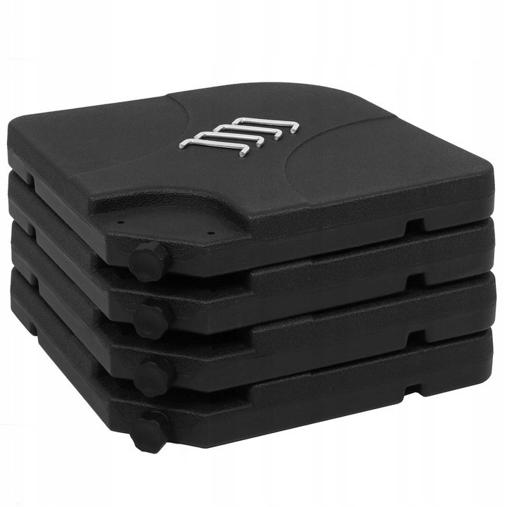 Suport baza umbrela 103x103cm, cu 4 elementi, umplere cu apa sau nisip