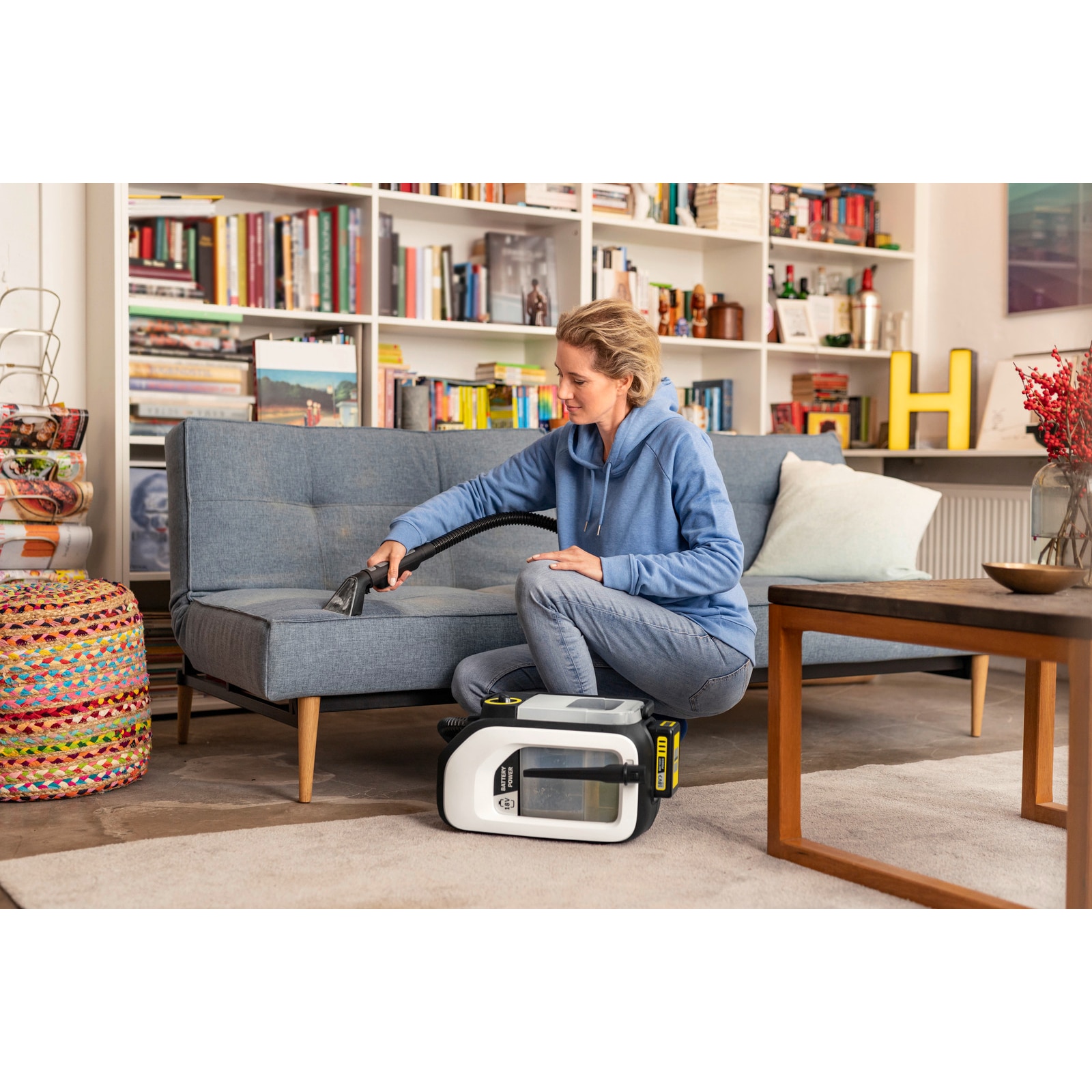 Aspirator de curatare SE 3-18 Compact, Karcher, fara baterie, 446x225x261mm, accesorii incluse
