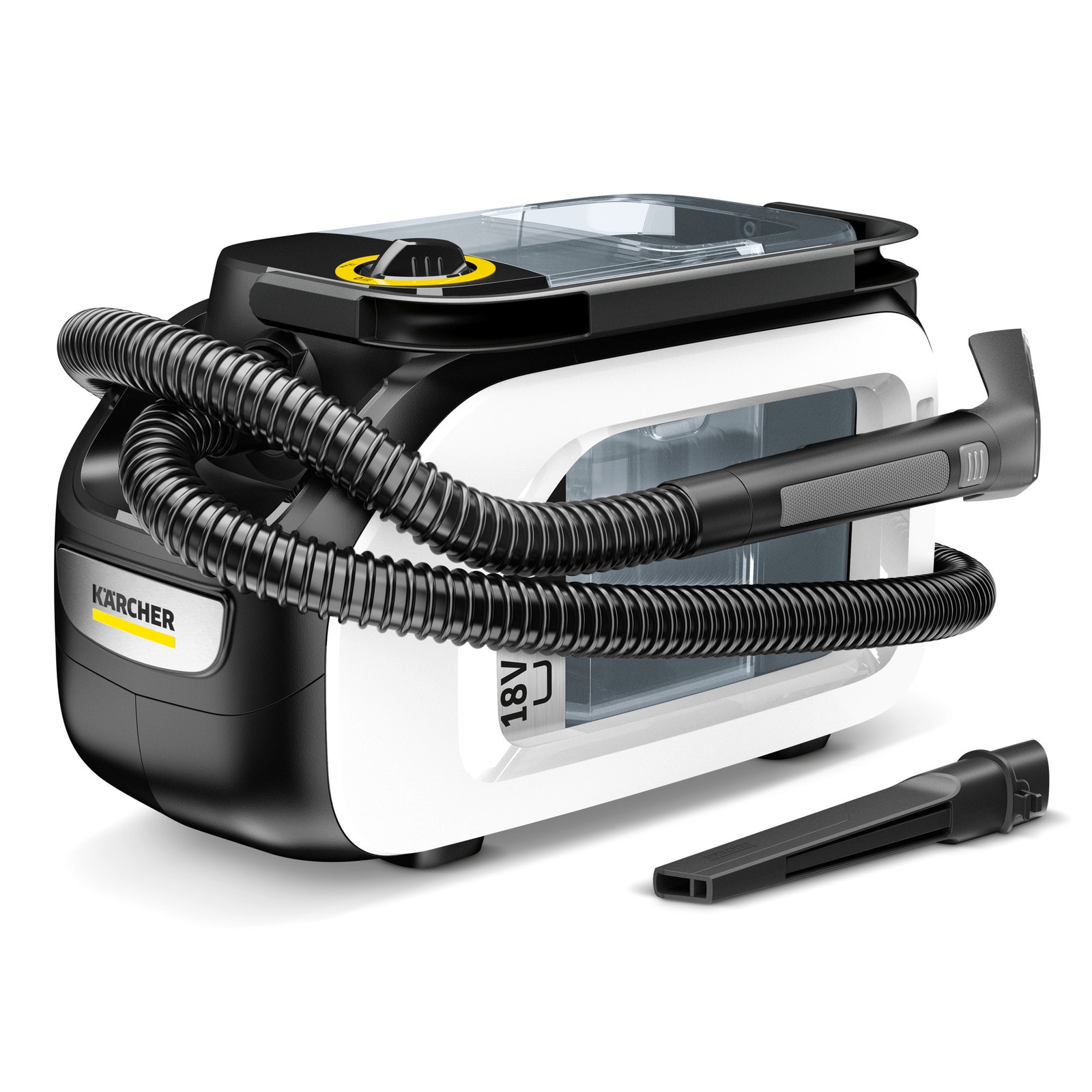 Aspirator de curatare SE 3-18 Compact, Karcher, fara baterie, 446x225x261mm, accesorii incluse