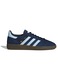 Мъжки спортни обувки, Adidas Handball Spezial, тъмносини, кожа набук, гумена подметка, Тъмносин, 39 1/3