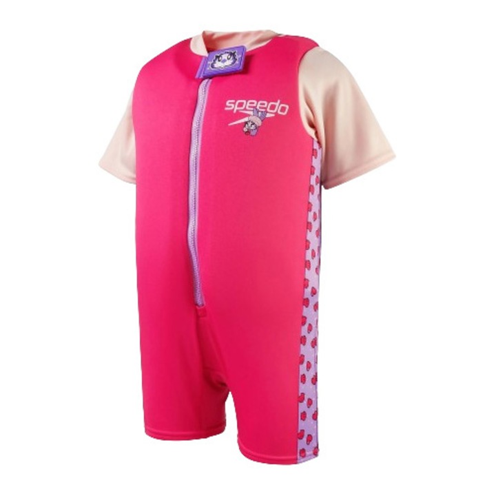Бански костюм Speedo, За деца, 2-3 години, Розов/Лилав