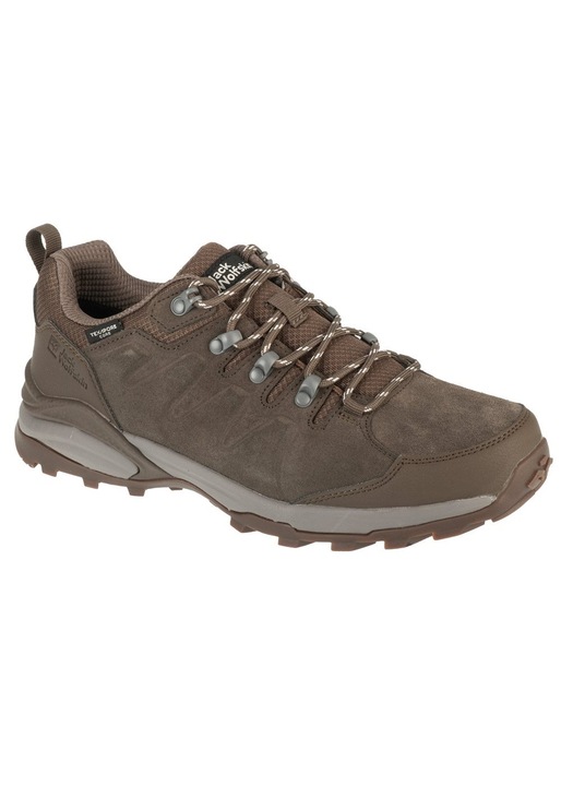 Pantofi barbati Jack Wolfskin, 4465832, Piele naturala, 44 EU, Maro