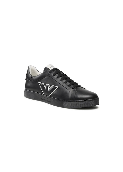 Мъжки обувки Armani, 4504535, Естествена кожа, 42 EU, Черен