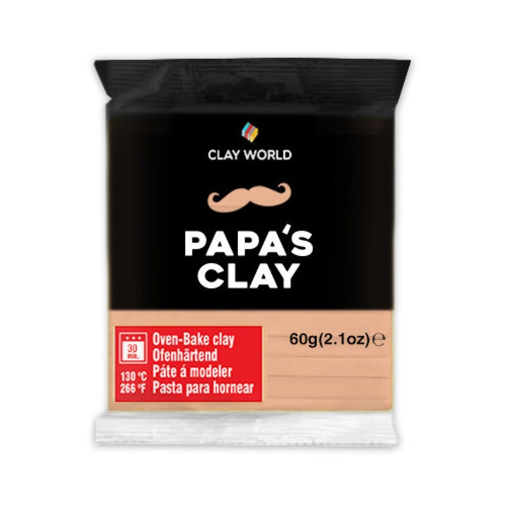 Pasta Polimerica Papa's Clay, 60g, Skin Tone