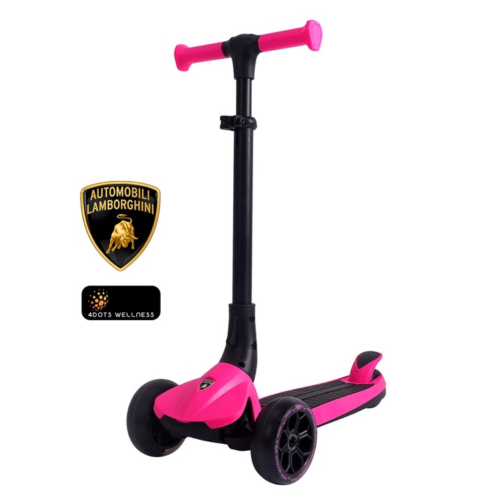 Lamborghini L3, összecsukható gyerek Roller, állítható magasságú, lila