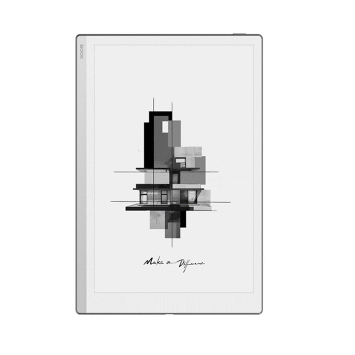 Таблет E-Ink Boox GO 10, 10,3 инча, осемядрен, 4 GB RAM, 64 GB, Android 12, бял