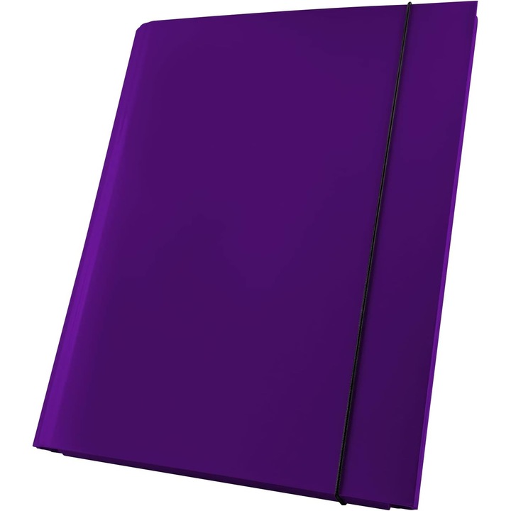Dosar cu banda elastica, A4, 4 cm, violet, Netuno