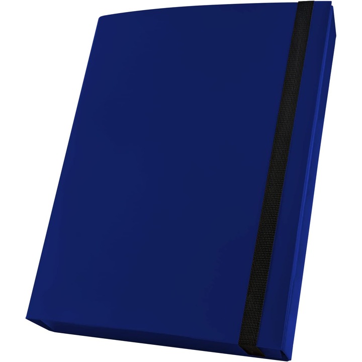 Dosar cu banda elastica, A4, 5 cm, albastru marin, Netuno