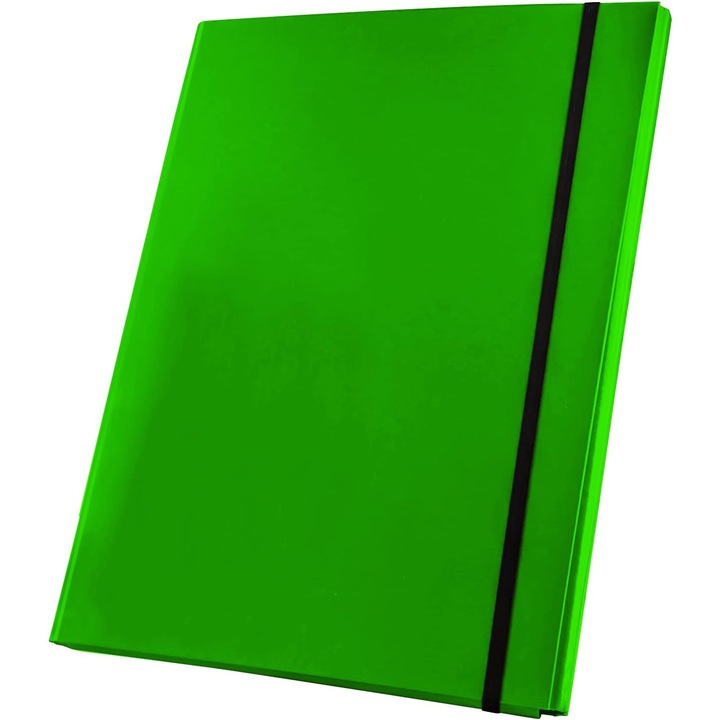 Dosar cu banda elastica, A4, 2 cm, verde deschis, Netuno