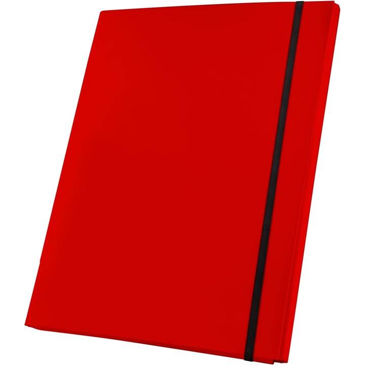 Dosar cu banda elastica, A4, 2 cm, rosu, Netuno