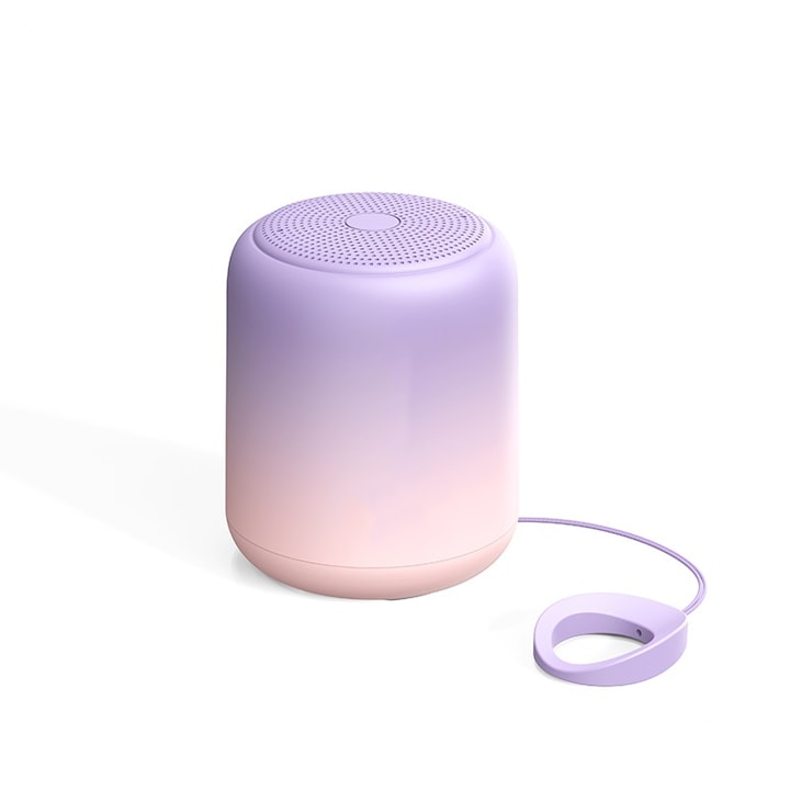 Boxa portabila wireless, mini, T&G TG417, Bluetooth 5.3, 40W, Microfon Dual, Gri