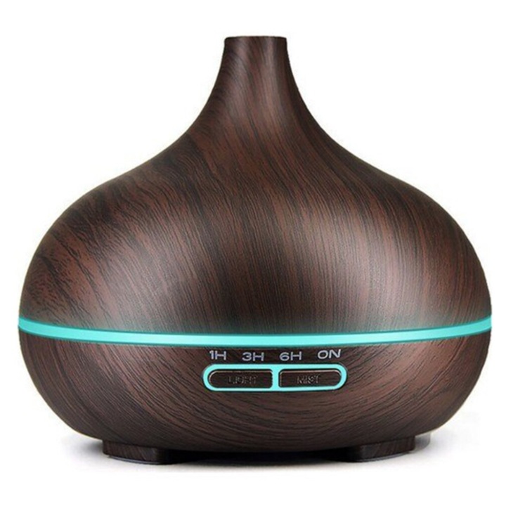 Umidificator mini 250ml, lumina de noapte, portabil, repelent de tantari, USB
