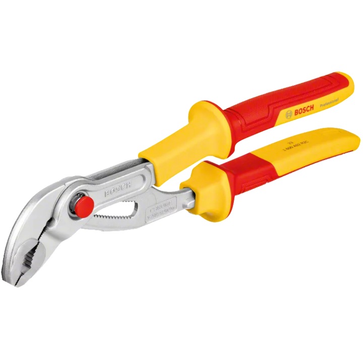 Állítható fogó szigeteléssel VDE 1000V BOSCH Professional, hossza 250 mm, króm-vanádium acél