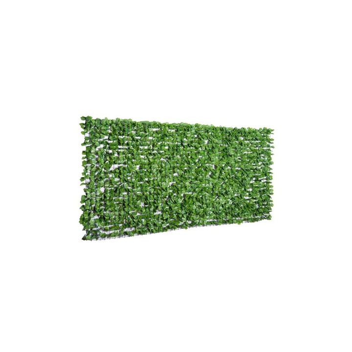 Gard Viu Verde Artificial pentru Discretie si Umbra pe Terasa, Foisor si Balcon, Model Premium cu Grad Ridicat de Protectie la Caldura si Raze Ultraviolete, Dimensiune 300 x 50 cm, Verde Natural, ORIGINAL DEALS