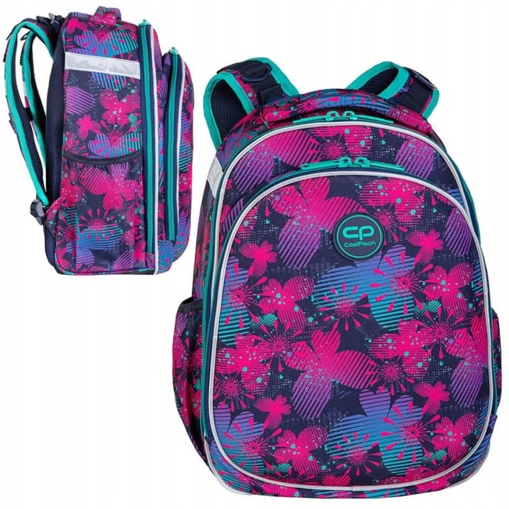 Rucsac, CoolPack, E15538, Ergonomic, Spate Conturat Si Captusit, Elemente Reflectorizante, 29 x 40 x 14 cm, Multicolor