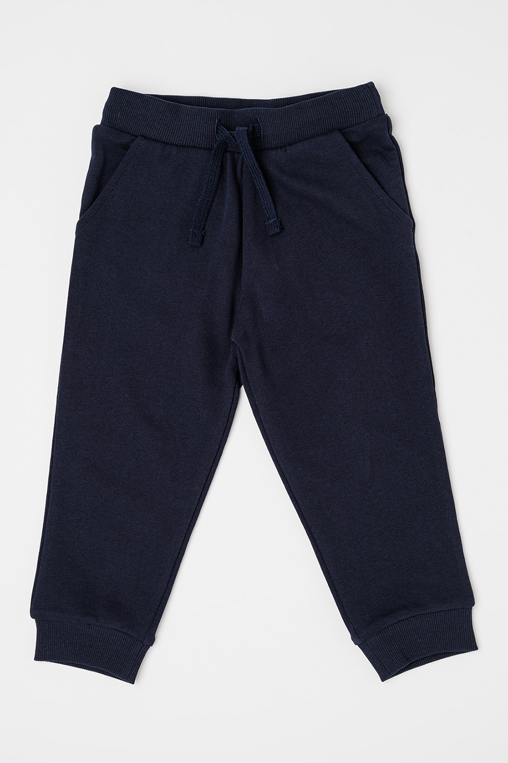 GUESS KIDS, Pantaloni de trening din bumbac cu talie ajustabila, Corai, Bleumarin, 105-112 CM