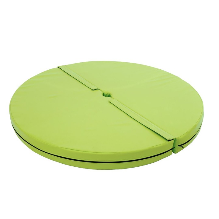 Saltea de antrenament pentru bara, Poliester, 120 cm, Verde lime