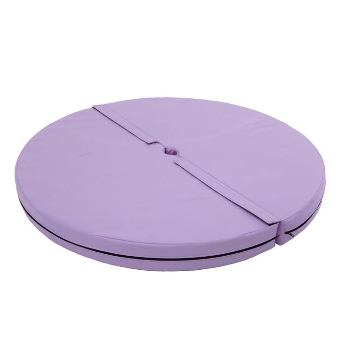 Saltea Pole Dance rotunda, 120 cm, 5 cm, violet