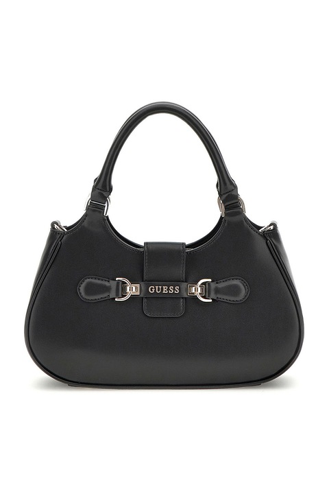 GUESS, Чанта през рамо Noelle от еко кожа, Черен