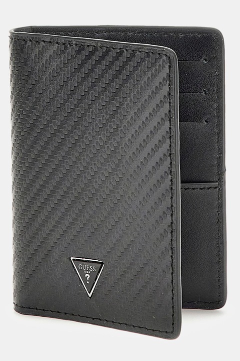 Guess, Кожен портфейл с двойно прегъване, Tъмносив