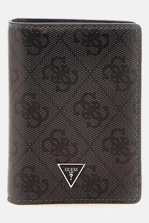 Guess, Кожен портфейл Mito с двойно прегъване, Кафяв