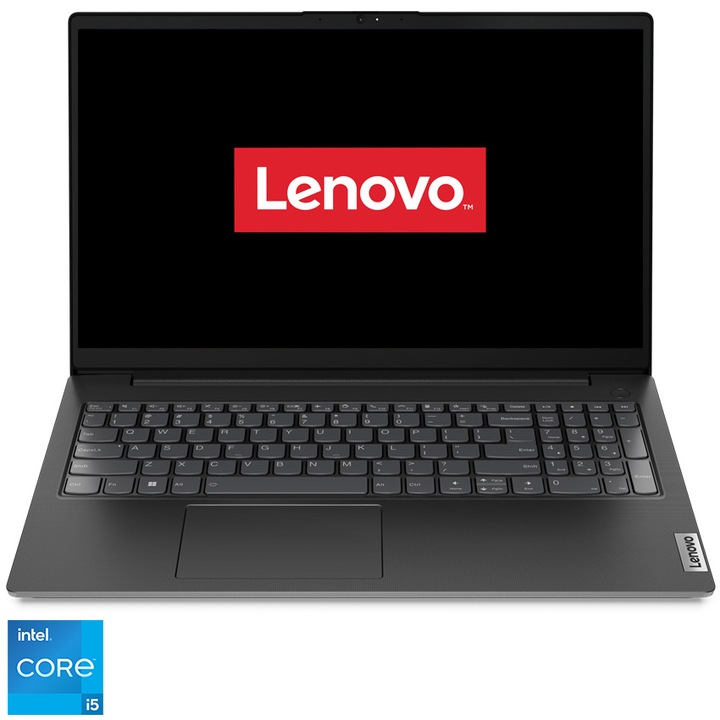 Lenovo V15 G4 IRU 15,6" FullHD laptop, Intel® Core™ i5-13420H, 8GB, 512GB SSD, Intel® UHD Graphics, FreeDOS, Magyar billentyűzet, Fekete