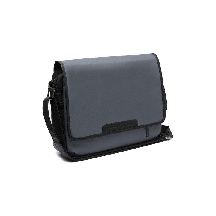 Nylon és bőr válltáska, The Chesterfield Brand, Falun, Grey