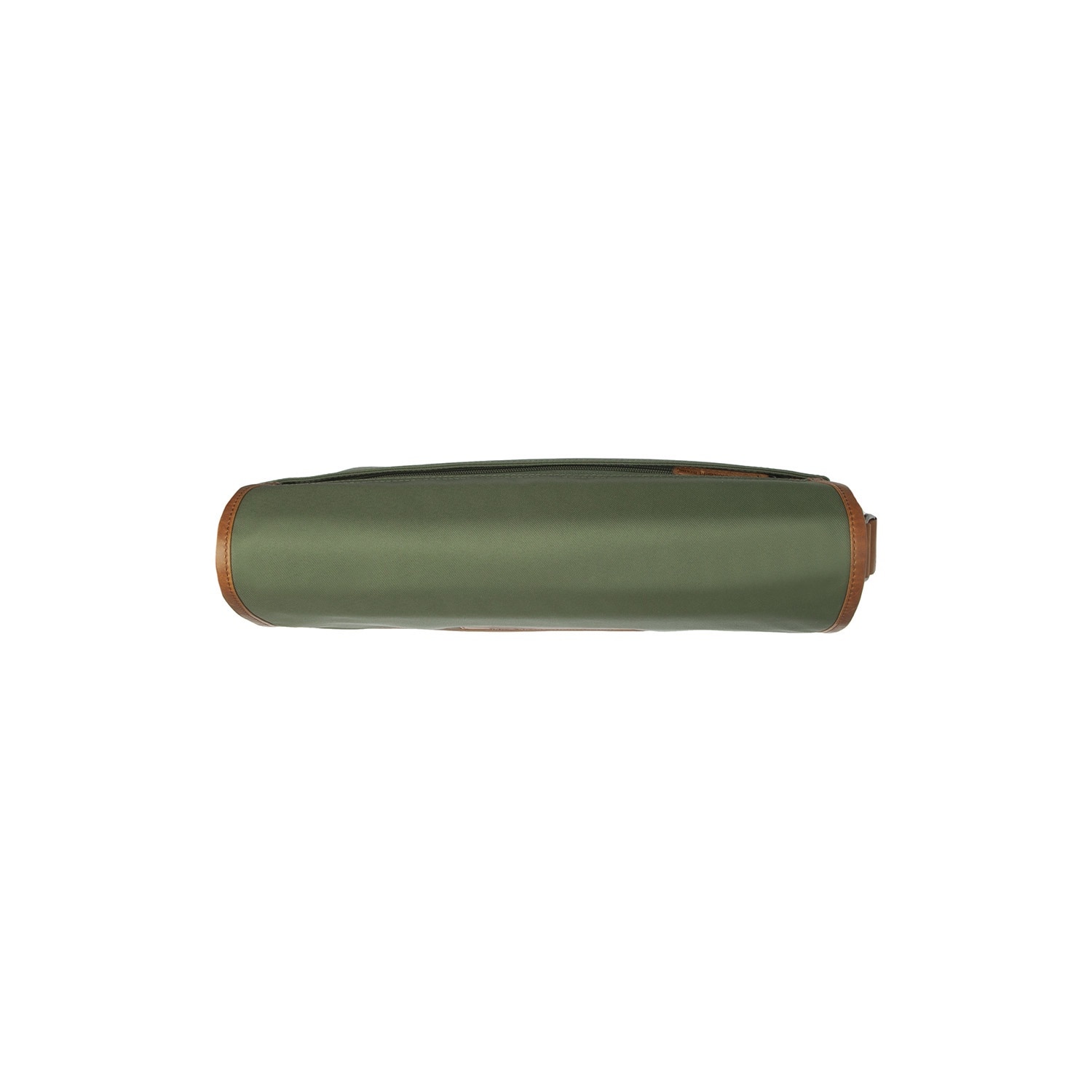 Geanta de umar din nylon si piele, The Chesterfield Brand, Falun, Verde olive