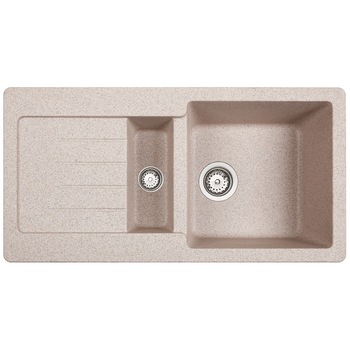 Chiuveta Bucatarie TEKA Kea 60B TG 1 1/2B 1D, Incorporabila, Tegranit Sandbeige Chiuveta Bucatarie TEKA Kea 60B TG 1 1/2B 1D, Incorporabila, Tegranit Sandbeige