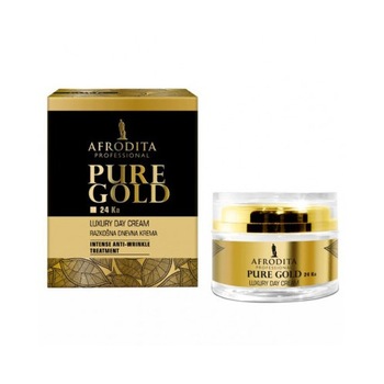 Crema de zi Cosmetica Afrodita Gold 24k Luxury 50ml Crema de zi Cosmetica Afrodita Gold 24k Luxury 50ml