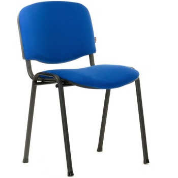 Scaun vizitator QMOBILI FELICIA Albastru, stofa, suprapozabil, cadru vopsit electrostatic, minim 2 buc pe comanda Scaun vizitator QMOBILI FELICIA Albastru, stofa, suprapozabil, cadru vopsit electrostatic, minim 2 buc pe comanda