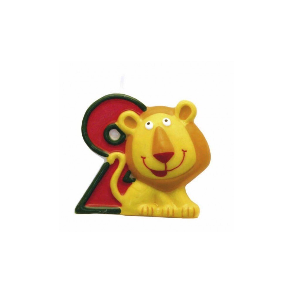 Lumanare cifra 2 Safari, Riethmueller, 1 buc