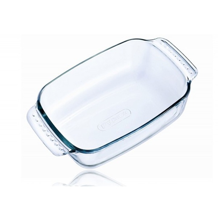 Правоъгълен термоустойчив съд 35 x 23 см стъкло Pyrex