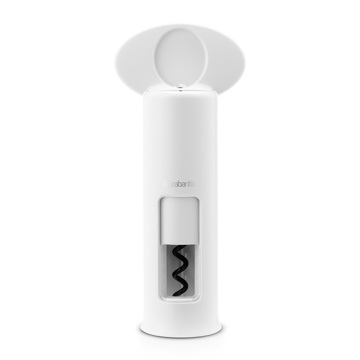 Тирбушон Brabantia, Пластмаса, Бял, 17,5 см