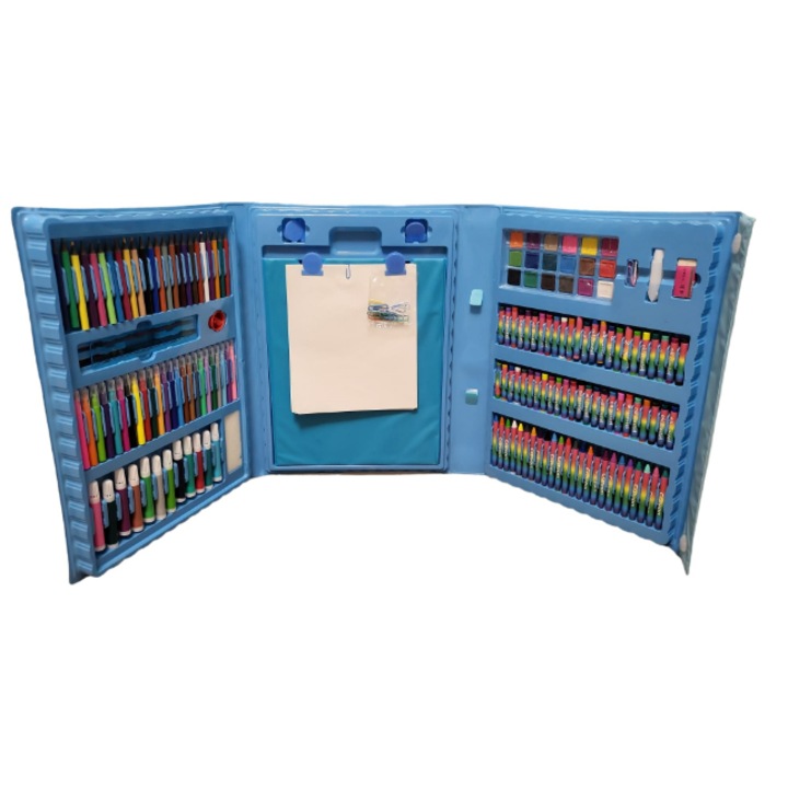 Set rechizite albastru