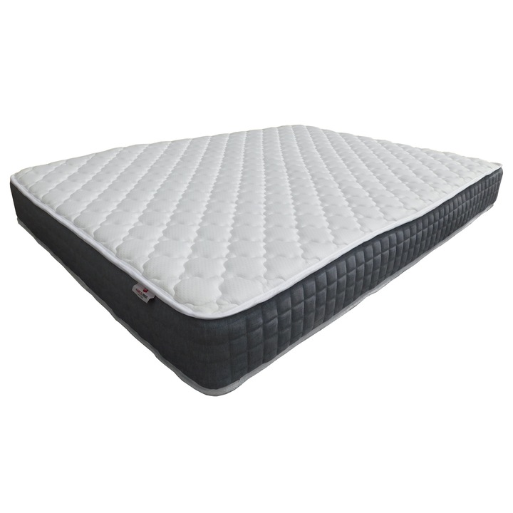 Saltea Pocket Spring, ortopedica, MPT, 140x200x22 cm, cu arcuri tip pocket, spuma poliuretanica, fermitate medie