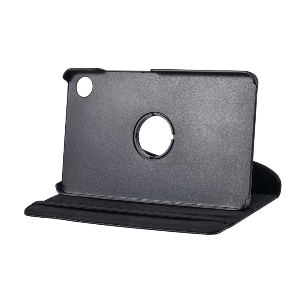 Husă tabletă Samsung Galaxy Tab A9 8.7 X110 / X115 - husă tabletă din piele artificială neagră, rotativă
