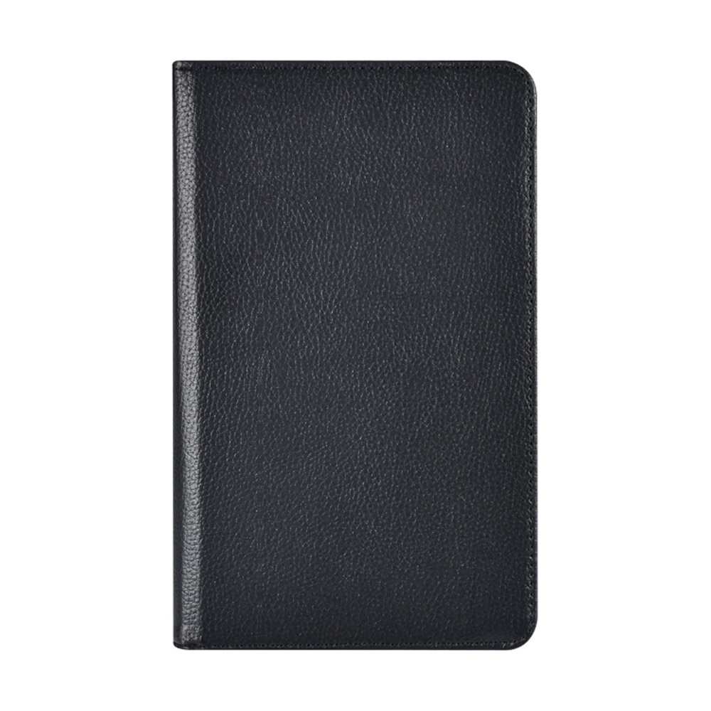 Husă tabletă Samsung Galaxy Tab A9 8.7 X110 / X115 - husă tabletă din piele artificială neagră, rotativă
