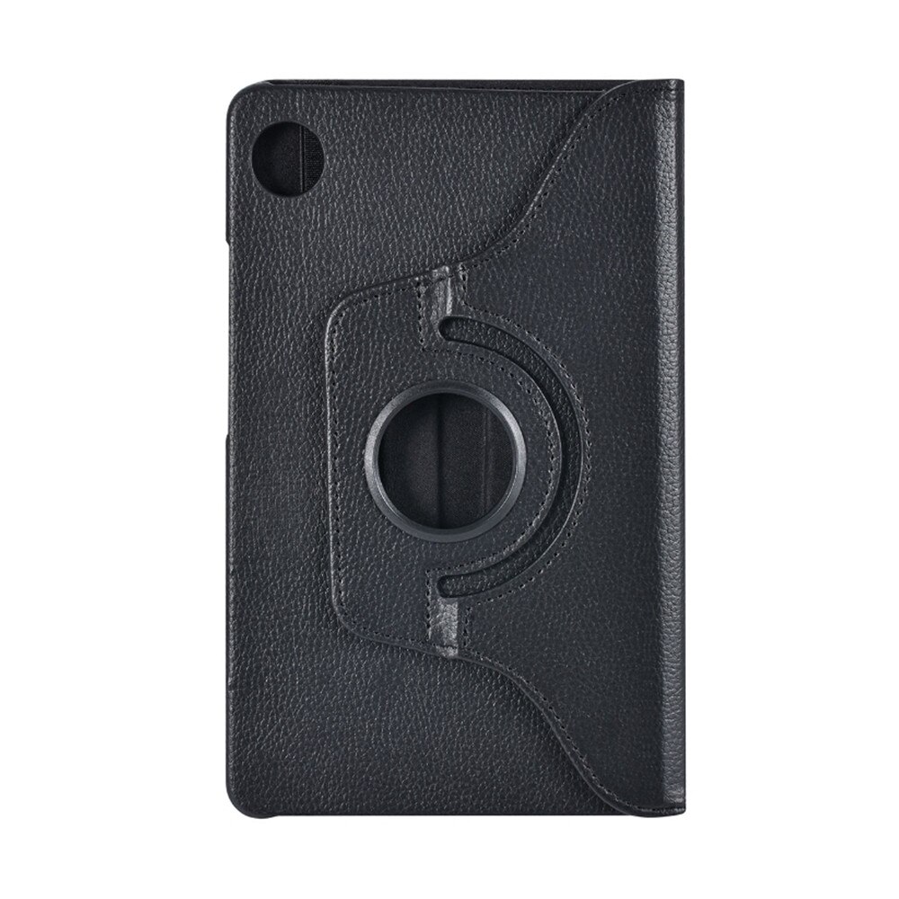 Husă tabletă Samsung Galaxy Tab A9 8.7 X110 / X115 - husă tabletă din piele artificială neagră, rotativă