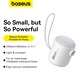 Baseus PocketGo mini légpumpa fehér