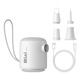 Baseus PocketGo mini légpumpa fehér
