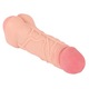 Masturbator si Extensie Penis Nature Skin, Textura Stimulatoare, 22.1x5.7cm
