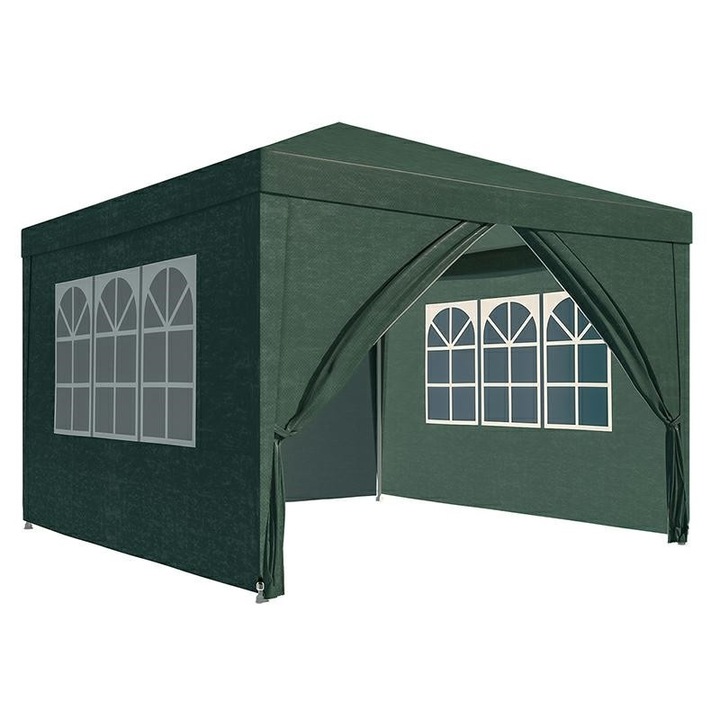 Pa2 kerti sátor pavilon 4 zöld fallal