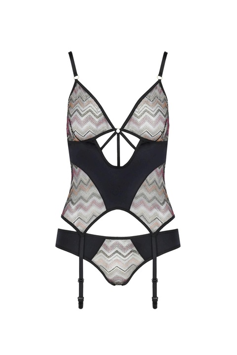 Дамско бельо Боди, Anais, Полиамид, Черно, 2XL/3XL