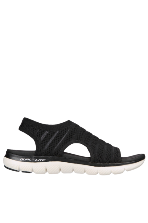 Sandale sport, dama, SKECHERS FLEX APPEAL-BOLDEST 119271-BLK negru, textil 41