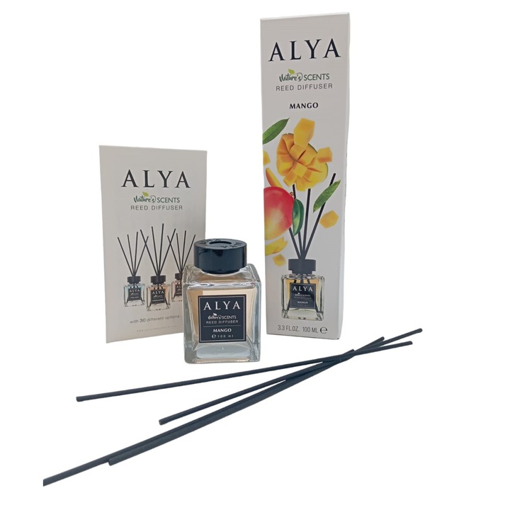 ALYA üvegszoba légfrissítő, MANGO 100ml