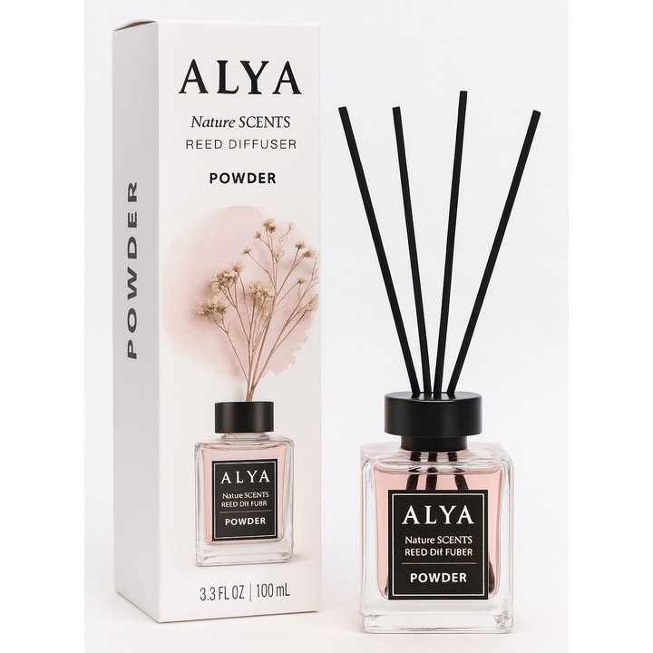 Odorizant camera sticla ALYA, POWDER 100ml
